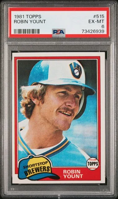 1981 Topps Robin Yount #515 card image