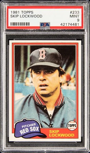 1981 Topps Skip Lockwood #233 card image