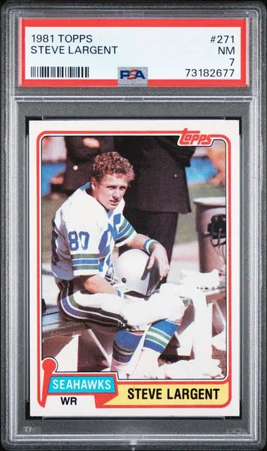 1981 Topps Steve Largent #271 card image