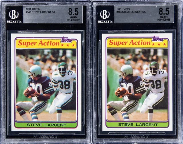 1981 Topps Steve Largent #343 card image