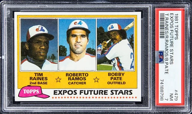 1981 Topps Tim Raines Expos Future Stars #479 card image