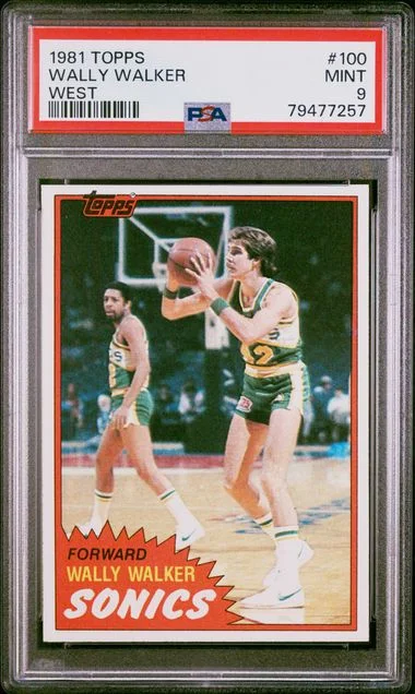 1981 Topps Wally Walker West #100 card image