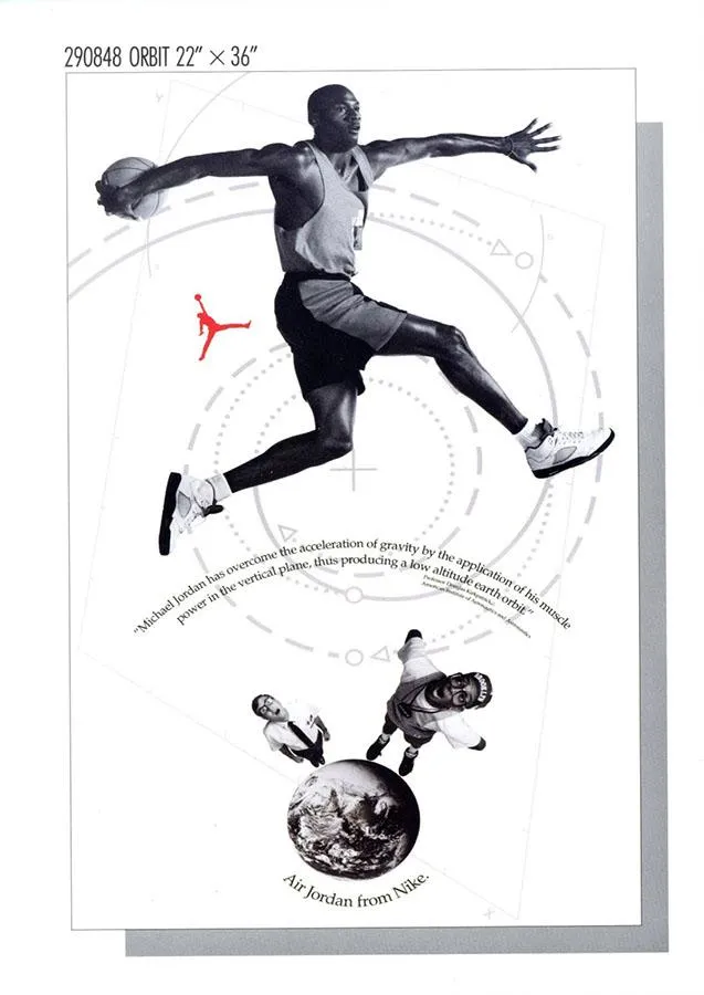1982-92 Nike Poster Cards 5x7 Michael Jordan #290848 card image