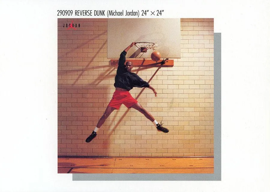 1982-92 Nike Poster Cards 5x7 Michael Jordan #290909 card image