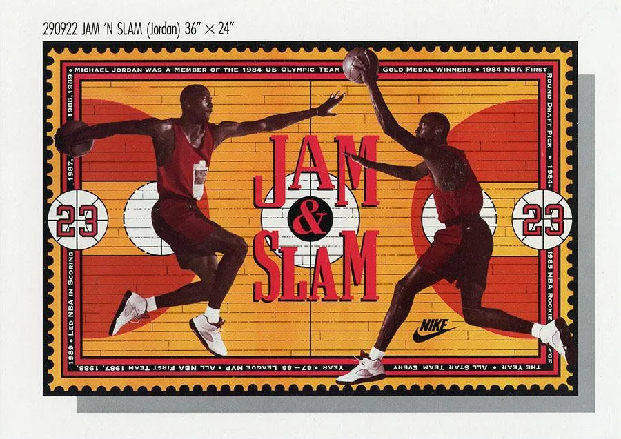 1982-92 Nike Poster Cards 5x7 Michael Jordan #290922 card image