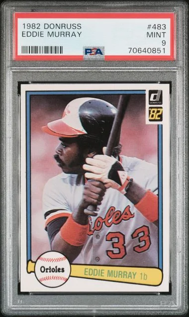 1982 Donruss Eddie Murray #483 card image