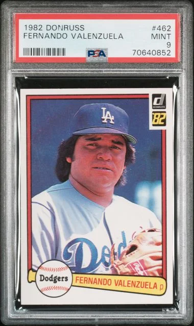 1982 Donruss Fernando Valenzuela #462 card image