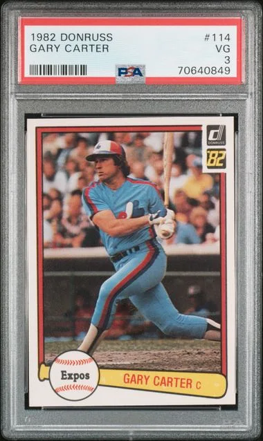 1982 Donruss Gary Carter #114 card image