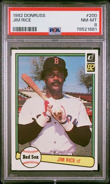 1982 Donruss Jim Rice #200 card image