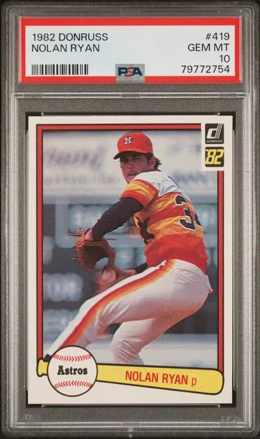 1982 Donruss Nolan Ryan #419 card image