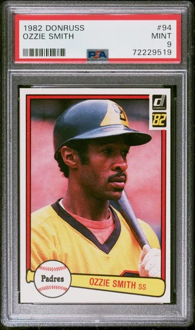 1982 Donruss Ozzie Smith #94 card image