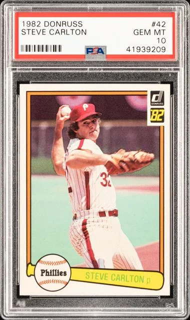 1982 Donruss Steve Carlton #42 card image