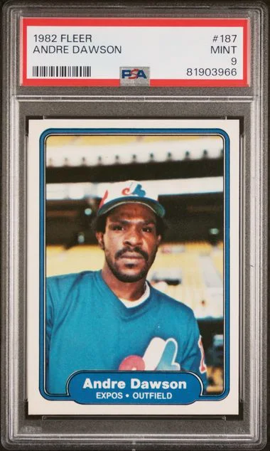 1982 Fleer Andre Dawson #187 card image