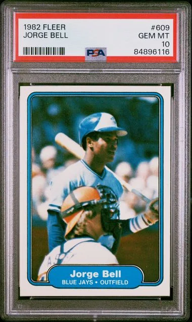 1982 Fleer Jorge Bell #609 card image