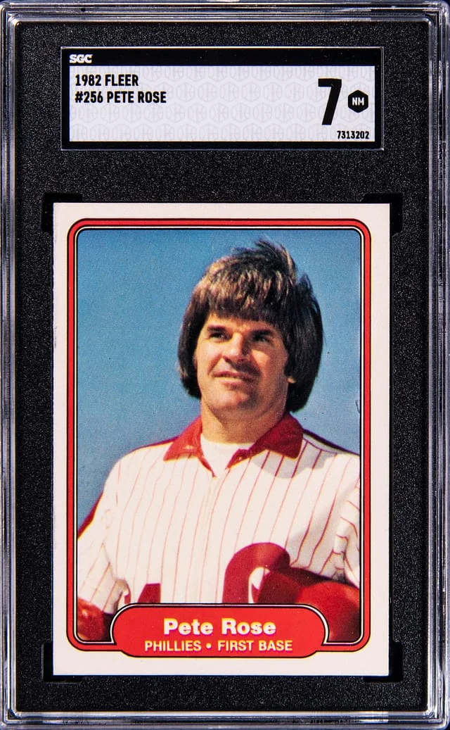 1982 Fleer Pete Rose #256 card image