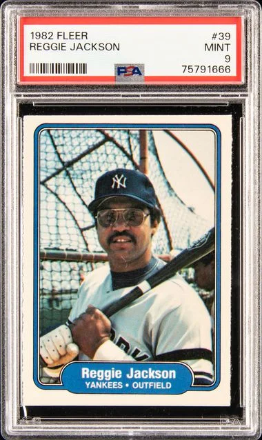 1982 Fleer Reggie Jackson #39 card image