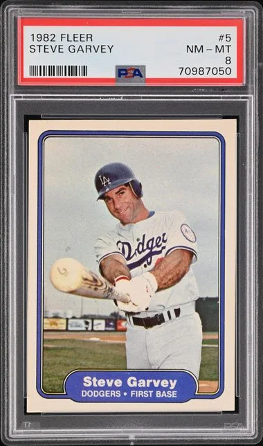 1982 Fleer Steve Garvey #5 card image