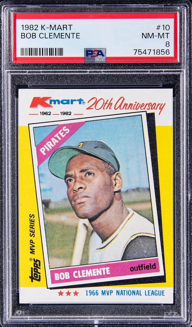 1982 K-Mart Roberto Clemente #10 card image