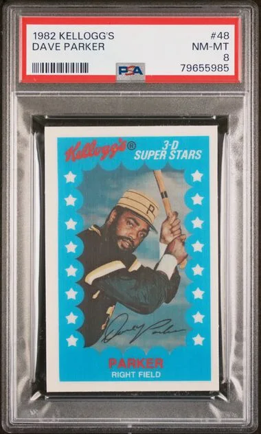 1982 Kellogg's Dave Parker #48 card image