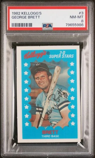 1982 Kellogg's George Brett #3 card image