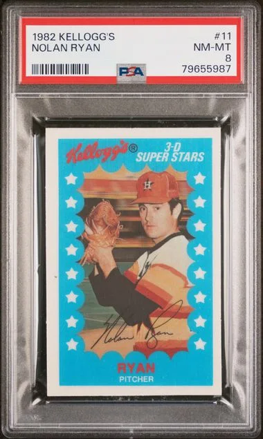 1982 Kellogg's Nolan Ryan #11 card image