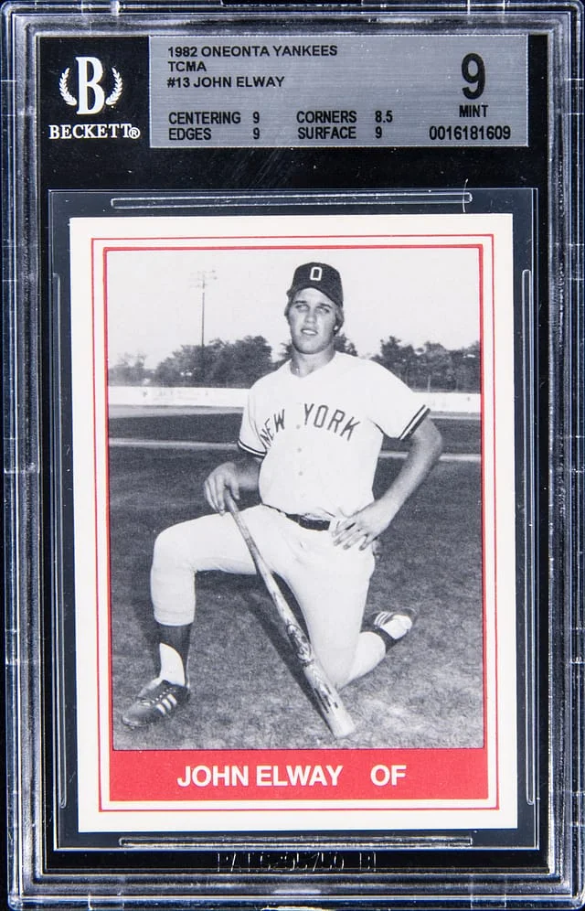 1982 Oneonta Yankees TCMA John Elway #13 card image
