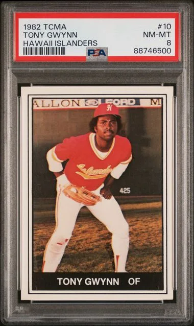 1982 Tcma Hawaii Islanders Tony Gwynn #10 card image