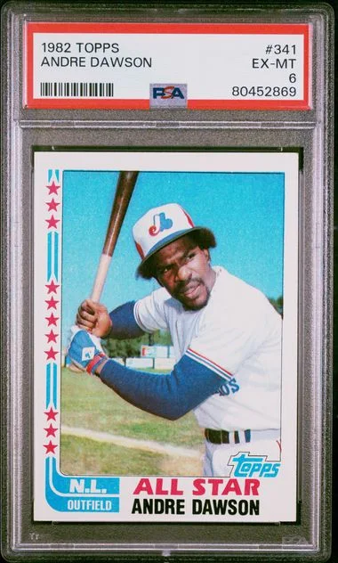 1982 Topps Andre Dawson #341 card image