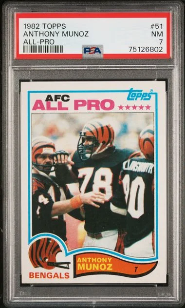 1982 Topps Anthony Munoz All-Pro #51 card image