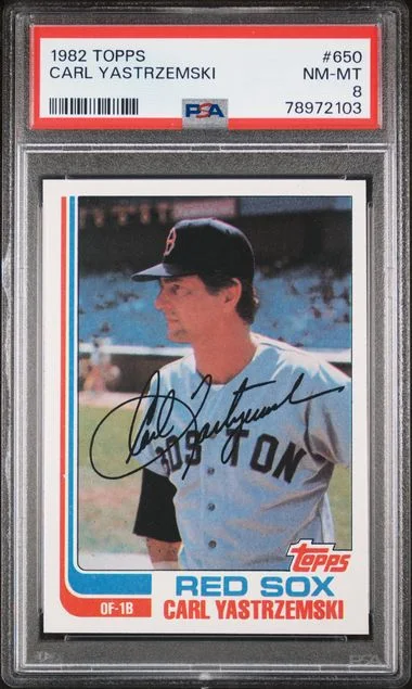 1982 Topps Carl Yastrzemski #650 card image