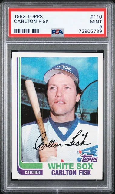 1982 Topps Carlton Fisk #110 card image