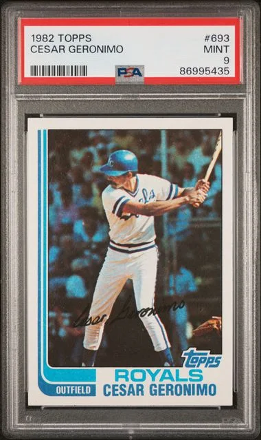 1982 Topps Cesar Geronimo #693 card image
