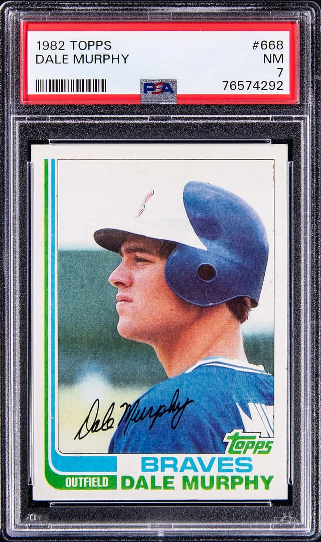 1982 Topps Dale Murphy #668 card image