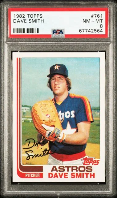 1982 Topps Dave Smith #761 card image