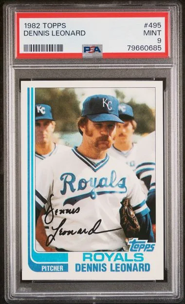 1982 Topps Dennis Leonard #495 card image