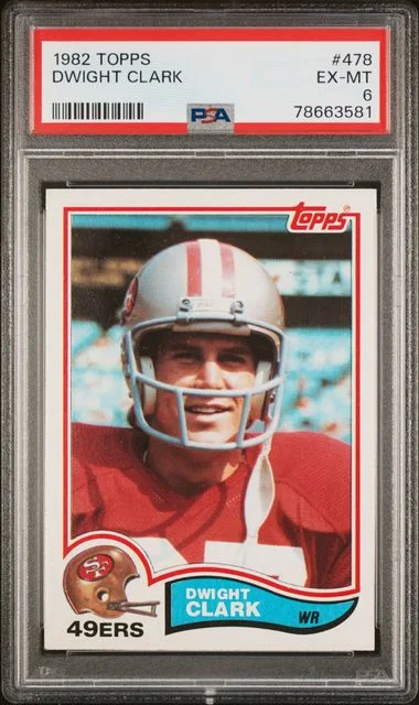 1982 Topps Dwight Clark #478 card image