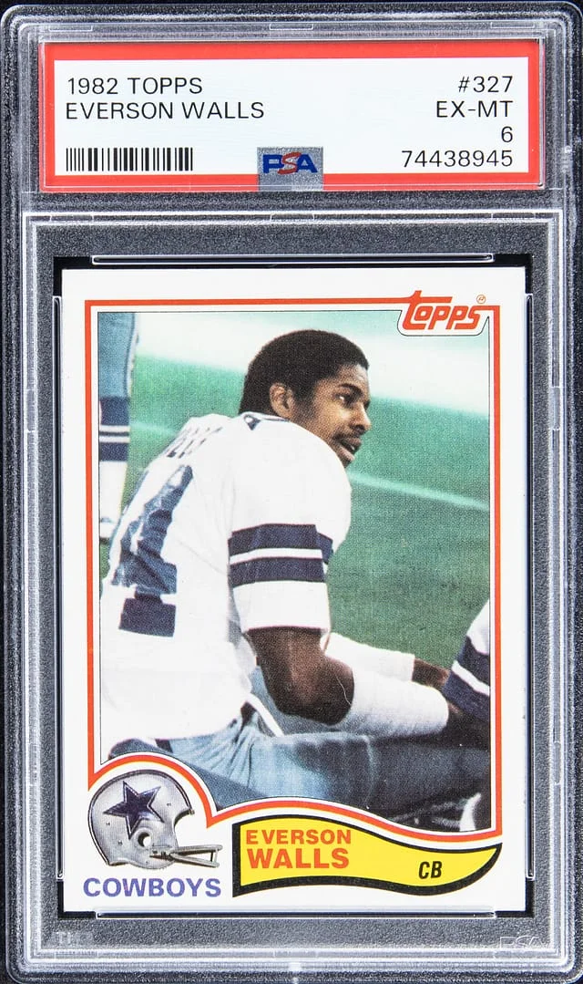 1982 Topps Everson Walls #327 card image