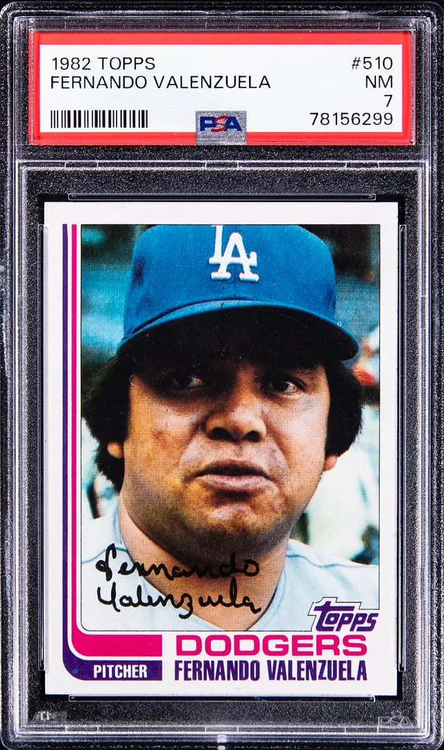 1982 Topps Fernando Valenzuela #510 card image
