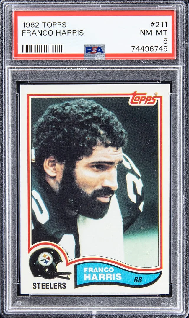 1982 Topps Franco Harris #211 card image