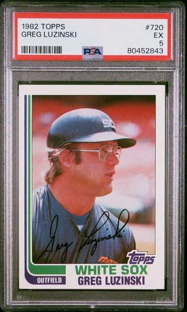 1982 Topps Greg Luzinski #720 card image