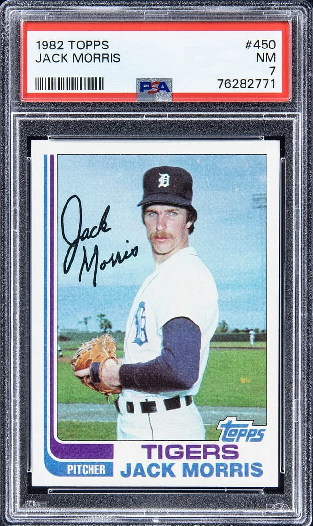 1982 Topps Jack Morris #450 card image