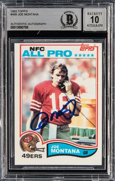 1982 Topps Joe Montana All-Pro #488 card image