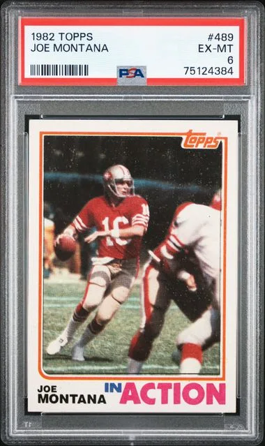 1982 Topps Joe Montana #489 card image