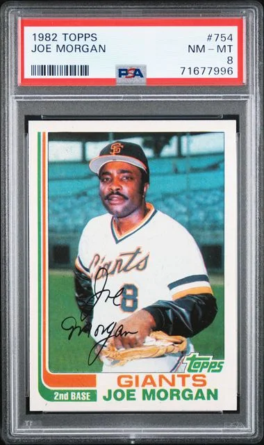 1982 Topps Joe Morgan #754 card image