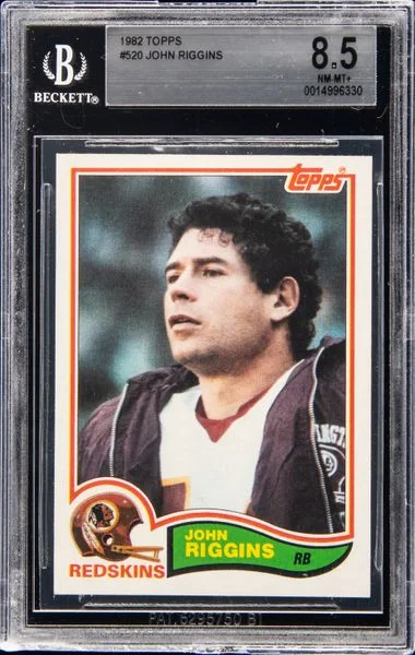 1982 Topps John Riggins #520 card image