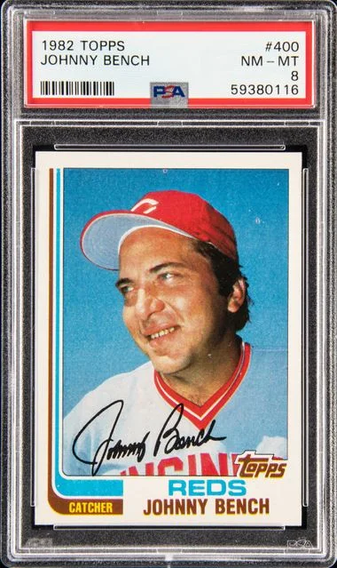 1982 Topps Johnny Bench #400 card image