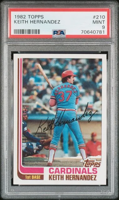 1982 Topps Keith Hernandez #210 card image