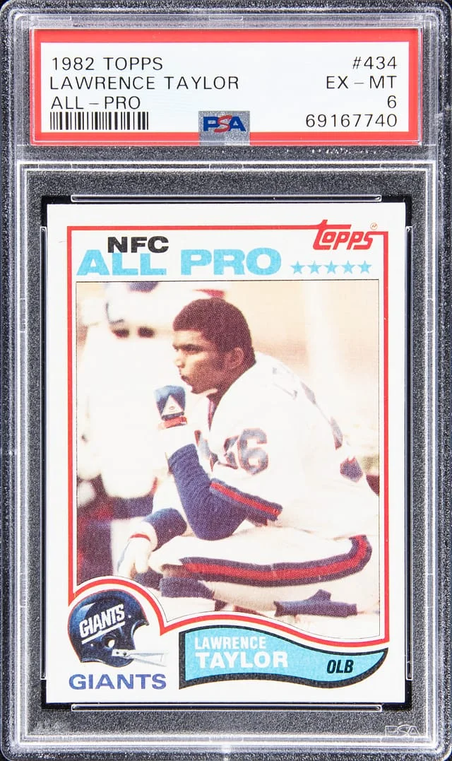 1982 Topps Lawerence Taylor All-Pro #434 card image