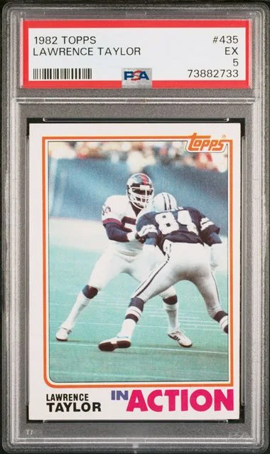 1982 Topps Lawrence Taylor #435 card image