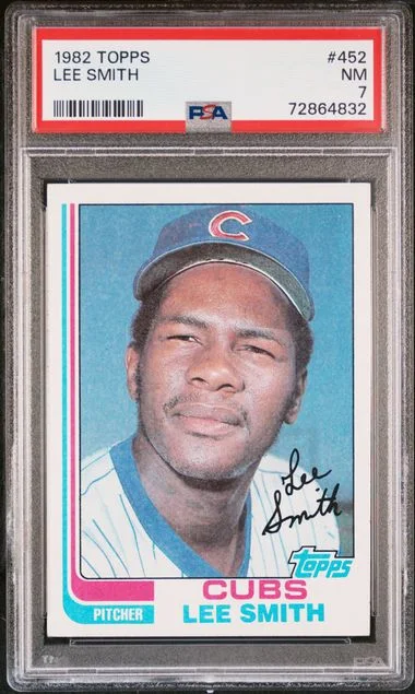 1982 Topps Lee Smith #452 card image